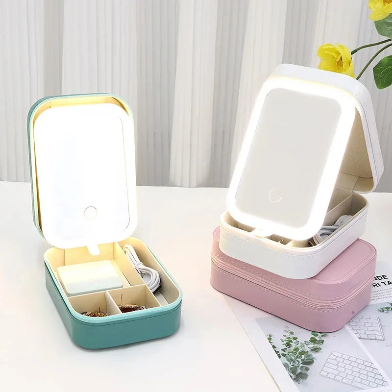 LED Lighted Travel Makeup Case 💄✨
