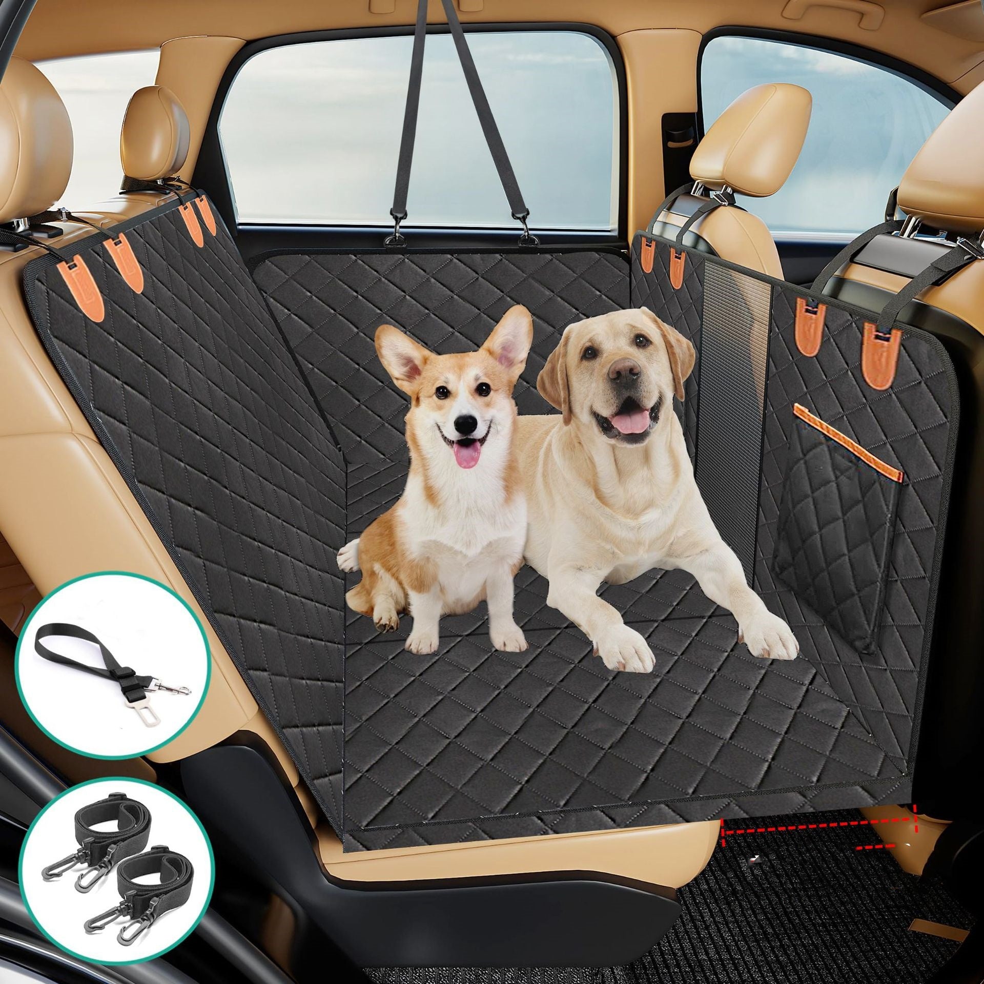 Heat Load Bearing Seat Cover Car Mounted Pet Pad